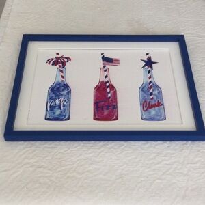 Patriotic Pop Fizz Clink Wall Art